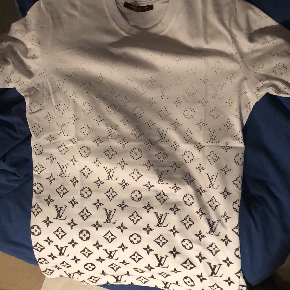 Louis Vuitton Gradient Tee White SS21 - RARE SIZE